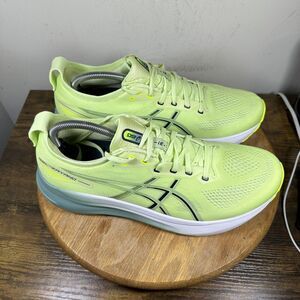 Asics Gel-Kayano 30 Shoes Mens Size 11.5 Yellow Green Running Sneakers 1011B867